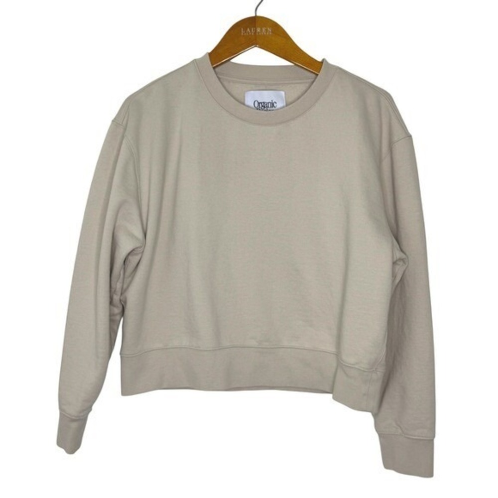 Organic Basics‎ Boxy Sweatshirt Crewneck - Cream